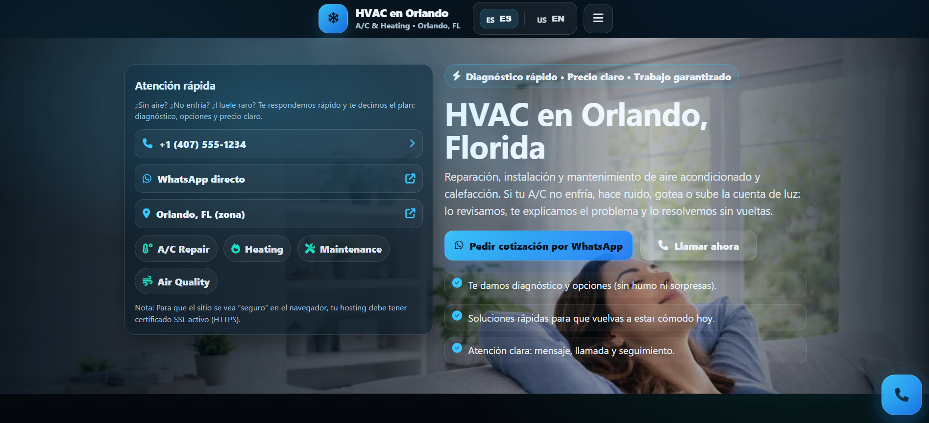 Modelo Aire Acondicionado